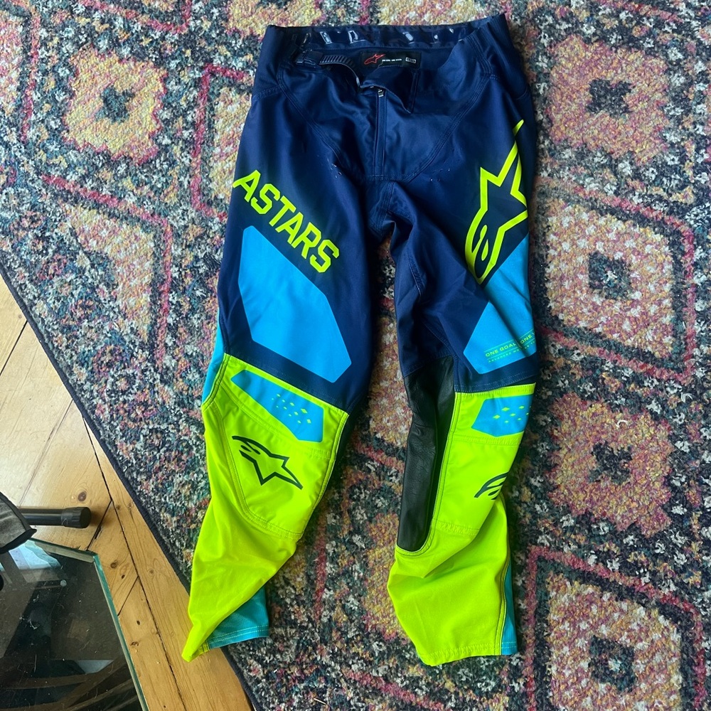 Pre-owned Alpinestars Youth Factory pants 32 - Picture 2 of 8